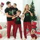 thumbnail image 3 of Pijamas familiares a juego de Navidad, conjunto de pijamas negros de copo de nieve, Feliz Navidad, 3 of 3
