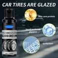 thumbnail image 6 of Car Tire & Rubber Care Cream Kit, 3.53oz, with Sponge, Auto Tyre Polish & Restorer for Leather & Plastic Surfaces, 6 of 6