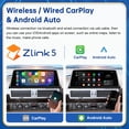 thumbnail image 4 of Ninetom Android 13 Car Navigation for BMW 5 Series E60 2005-2010 Year with CCC 10.25 inch Car Touch Screen Support Wireless Carplay/Android Auto/Airplay/Split Screen, 4 of 6
