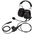 thumbnail image 1 of Headphone, 2.5m/8.2ft High Strength 7.1mm Plug Hearing Protection Earmuffs PU+ABS Multifunction Noise Cancelling  For UV-9R PLUS For, 1 of 8