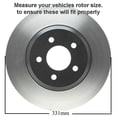 thumbnail image 3 of Detroit Axle - 4WD Front Brake Kit for 99-04 Ford F-250 F-350 Super Duty 00-05 Excursion Replacement 2000 2001 2002 2003 2004 Drilled & Slotted Brake Rotors Ceramic Brakes Pads : 13.03" inch Rotors, 3 of 8
