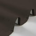 thumbnail image 3 of Rooney Luxury Contemporary Brown Solid Print Grommet Blackout Kitchen Cafe Curtains, 30 x 36 in (2 Panels), 3 of 5