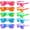 Solid Color Frame-10, variant on 10/18 Pack Neon Colors Party Sunglasses Mirrored lens Colored Glasses Bulk Retro Shades for Unisex Adults Teens Solid Color Frame-10,Multicolors
