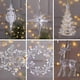 thumbnail image 2 of DIY materials Christmas decorations snowflakes dress up Christmas tree scene package holiday supplies layout pendant props crystal snowflake string, 2 of 5