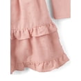 thumbnail image 3 of The Children's Place Girls Long Sleeve Tiered Drop Waist Dress, Sizes XS-XXL, 3 of 3