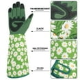 thumbnail image 3 of Qweryboo Gardening Gloves for Women Rose Pruning Thorn Proof Breathable Touchscreen Long Forearm Protection Garden Gloves(Green), 3 of 7