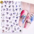 thumbnail image 2 of JEROMY Laser Pegatinas De Uñas Estilo Revista Láser Líneas Mujeres Cara Decoración Gao Jinjia unisex, 2 of 2
