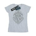 thumbnail image 1 of Harry Potter Womens Hogwarts Draco Dormiens Crest Cotton T-Shirt, 1 of 5