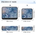 thumbnail image 3 of 2-Pack Seat Belt Covers with Flannel Seatbelt Shoulder Strap Case Adjustable Straps Soft Padding for Car Blue Butterflies Flying Small, 3 of 8