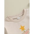 thumbnail image 4 of Toddler Baby Christmas Sweatshirts Casual Long Sleeve Star Tree Graphic Loose Pullovers, 4 of 7