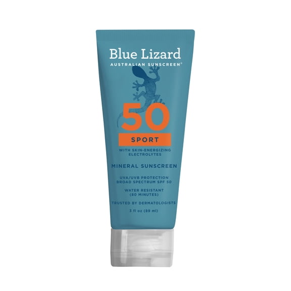 Blue Lizard Sport Mineral SPF 50 Lotion, 3.0 fl oz