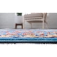 thumbnail image 6 of Unique Loom Cape Cod Espahan Rug Blue/Black 6' 1" x 9' Rectangle Floral Traditional Perfect For Living Room Bed Room Dining Room Office, 6 of 9