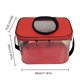thumbnail image 3 of Cubo De Pescado Cubo de pescado transparente Caja de pesca Tragaluz plegable Cubo transpirable (rojo), 3 of 6