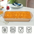 thumbnail image 4 of Bakdcore 9x13 Baking Pan, Deep Size Cake Pan for Baking Nonstick, Heavy Duty Carbon Steel Cake Pan for Brownie Lasagna Casserole 13 x9 , Oven Safe, Golden, 4 of 7