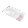 thumbnail image 4 of UOFFICE Clear Resealable Cellophane Bags, 2.8" x 3.9" with Hanging Header, 4 of 4