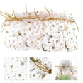 thumbnail image 1 of OUNONA 100Pcs Drawstring Bags Gold Mesh Small Organza Bags for Wedding Treat Storage, 1 of 7
