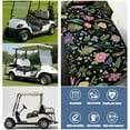 thumbnail image 6 of Quick Fit Flowers 51" x 31" Golf Cart Seat Covers, Easy Install Towel for Standard Front Bench Seats on Most Cart Models, 6 of 8