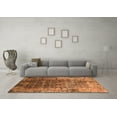 thumbnail image 3 of Ahgly Company Indoor Round Oriental Orange Industrial Area Rugs, 8' Round, 3 of 4