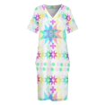 thumbnail image 3 of Lakota-vestido holgado con bolsillo para mujer ropa de graduación tendencia, 3 of 6