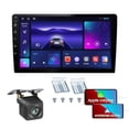 thumbnail image 4 of Estéreo para automóvil de doble DIN de 10 pulgadas con CarPlay inalámbrico Android Auto inalámbrico, estéreo para automóvil Android 13 con WiFi, navegación GPS Cámara de respaldo Bluetooth Receptor de, 4 of 5