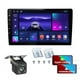 thumbnail image 4 of Estéreo para automóvil de doble DIN de 10 pulgadas con CarPlay inalámbrico Android Auto inalámbrico, estéreo para automóvil Android 13 con WiFi, navegación GPS Cámara de respaldo Bluetooth Receptor de, 4 of 5
