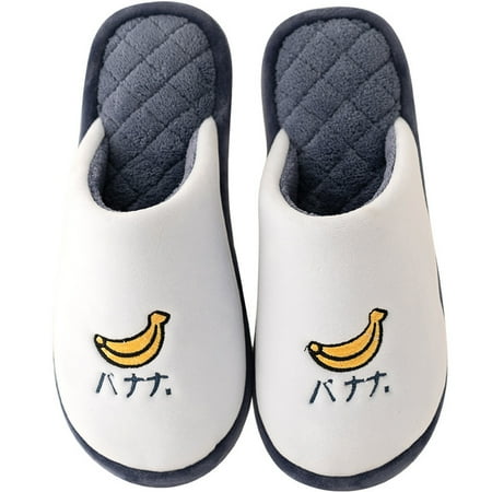 

Women Men Winter Home Slippers Cartoon Non-slip Warm Indoors Bedroom Floor Shoes