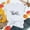 White, variant on AOOCHASLIY Thanksgiving Day Women Tops Women's Casual Thanksgiving Print Pullover Short Sleeve T-Shirt Tops Shirt