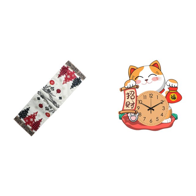 Reloj De Mesa Navideño De Invierno Con Forma De Gato Para Niños, Ideal Para La Mesa De Centro, La Cocina O Como Reloj De Pared Silencioso. Perfecto Para Decorar El árbol De Navidad, El
