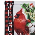 thumbnail image 4 of Northlight Cardinal "Welcome" Outdoor Christmas Garden Flag - 18" x 12.5", 4 of 5