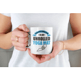 thumbnail image 2 of Happiness Is an Unrolled Yoga Mat, Funny Sayings Coffee & Tea Gift Mug Cup (11oz), 2 of 3