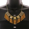 thumbnail image 3 of Mi Amore Necklace-Earring-Set Orange/Gold-Tone, 3 of 3