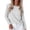 White, variant on ManxiVoo Women Relaxed Fit Long Sleeve V Neck Top Soft Everyday Shirt for Layering with Leggings and Jeans L Size Beige