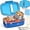 Sky Blue, variant on MPOW Cordless Electric Lunch Box, Heated Lunch Box for Kids, Battery Powered with Automatic Scheduled Heating - 2 Compartments & 2 Temperature Zones(Sky Blue)