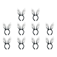 thumbnail image 1 of Pascua Lindas Orejas Conejo Cosplay Diademas Headwear para Mujeres Niñas (+) Blanco, 1 of 3