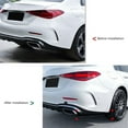 thumbnail image 3 of Rear Bumper Lip Splitter Spoiler Guard,1 Pair Car Rear Bumper Diffuser Splitter Replacement for  C Class W206 AMG Line 2022 And Later, 3 of 7