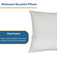thumbnail image 3 of McKesson Reusable Pillows, Extra Full Loft for Hospitality, Home Use, Nursing Homes - Polyester-Cotton Cover, White - 24 oz, 21 in x 27 in, 12 Ct, 3 of 4