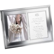 Vera Wang Grosgrain Frame Double Invitation 5X7-Inch