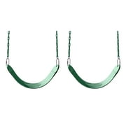 Swing-N-Slide Swing Set Bundle with Swing Seats with Chains - Green (2-Pack)
