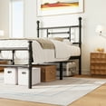 thumbnail image 5 of Woozuro Twin Size Bed Frame with Headboard/Footboard, 14 Inch Metal Platform Bed Frame, Easy Assembly, 5 of 7