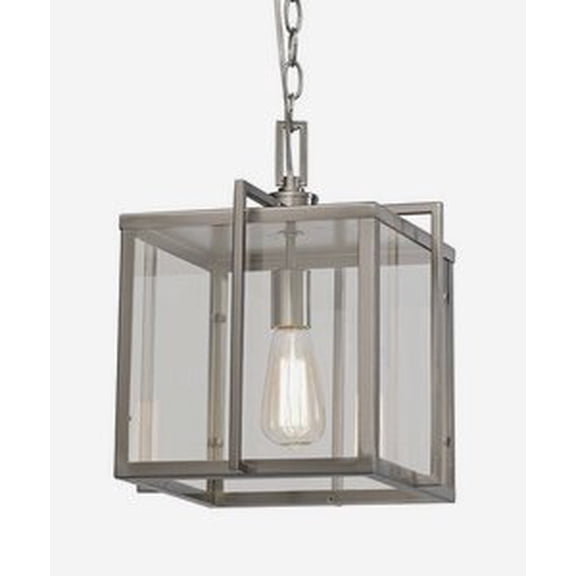 10210 BN-Trans Globe Lighting-Boxed - One Light Adjustable Pendant-Brushed Nickel Finish