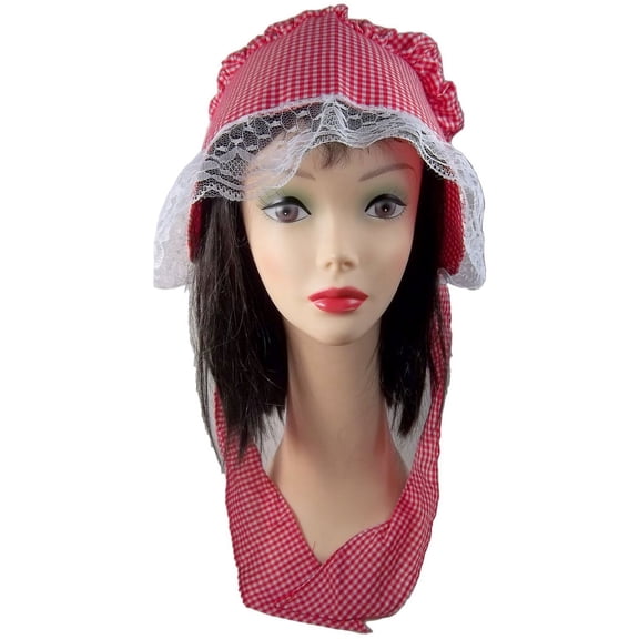 Adult Colonial Bonnet Praire Costume Hat