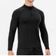 thumbnail image 4 of pstuiky hombres de manga larga, Traje de entrenamiento deportivo de invierno para hombre, de manga larga, secado rápido, con media cremallera, sudadera ajustada camisetas de hombre m, 4 of 5