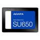 thumbnail image 1 of Unidad de Estado Solido SSD 2.5 256GB Adata SU650 SATA III 520/450 MB/s ASU650SS-256GT-R negro, 1 of 5
