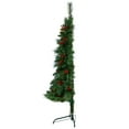 thumbnail image 4 of Nearly Natural 5' Pine Artificial Christmas Tree Prelit 110 Warm White LED Lights, 4 of 12
