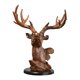 thumbnail image 4 of Figura de cabeza de ciervo, estatua de resina, colección, novedad, artesanía, escultura animal, decoración de mesa para dormitorio, oficina, sala de e, 4 of 9