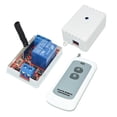 thumbnail image 2 of 24V 1-Channel Relay Switch Módulo 433M 15m-1000m Remote 2-Button Controller Cola Interruptor de relé, 2 of 8