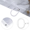 thumbnail image 4 of Marble Waterproof Bathroom Curtain Set with Hooks - Printed Shower Curtain Set for Bathroom Decoration, 4 of 6