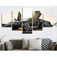 thumbnail image 1 of 5 Cuadros Decorativos Lamborghini Negro Atardecer Canvas Listo Para Colgar 150x84cm Jungle Art Impresion Tela Arte, 1 of 6