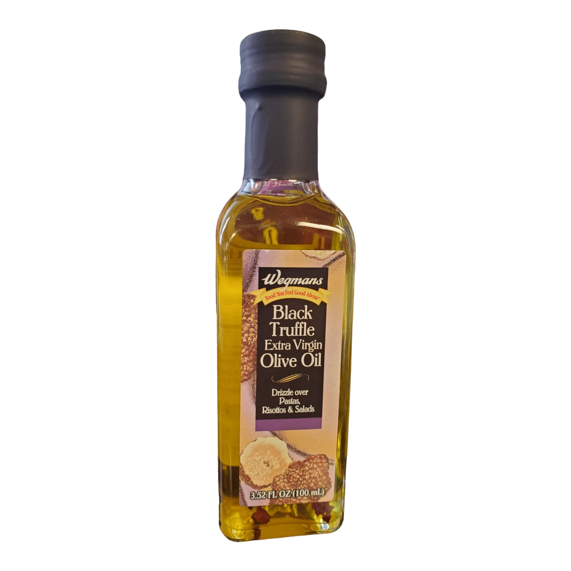 Wegmans Black Truffle Extra Virgin Olive Oil, 3.52 fl oz, Single Bottle