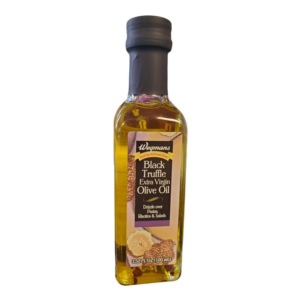 Wegmans Black Truffle Extra Virgin Olive Oil, 3.52 fl oz, Single Bottle